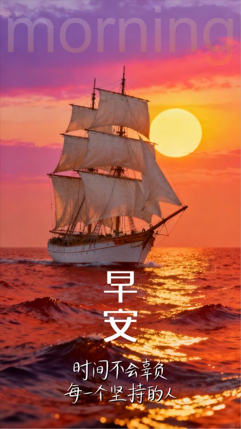 早安morning日签正能量