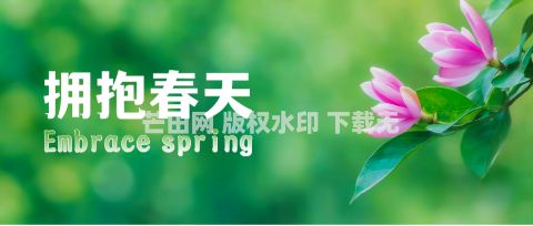 拥抱春天公众号首图